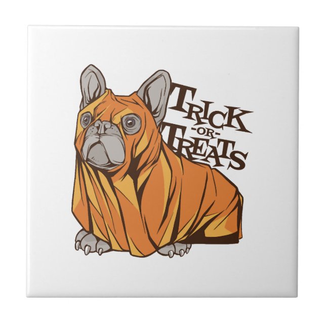 Azulejo De Cerâmica Baldes de Halloween (Frente)