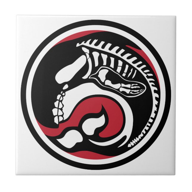 Azulejo De Cerâmica baleia (Frente)