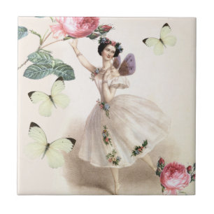 Azulejo De Cerâmica Ballerina Fada