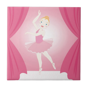 Azulejo De Cerâmica Ballerina festa de aniversário