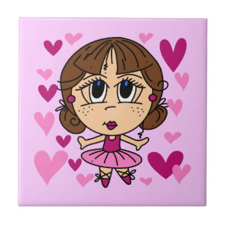 Azulejo De Cerâmica Ballerina Girl