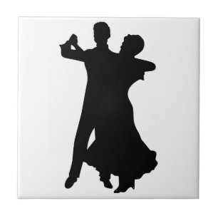 Azulejo De Cerâmica Ballroom Dancers