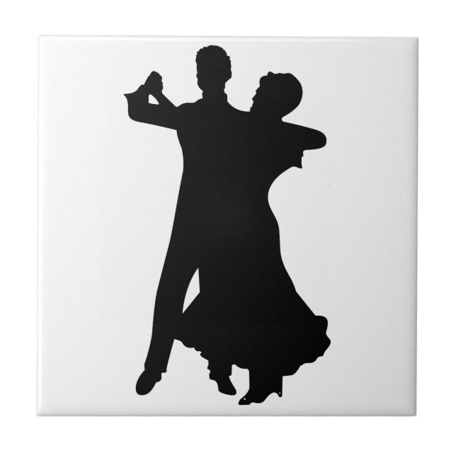 Azulejo De Cerâmica Ballroom Dancers (Frente)