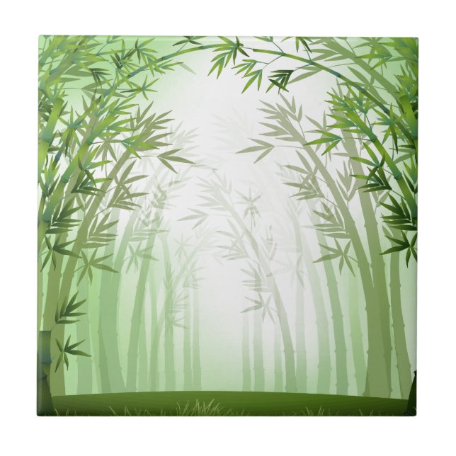 Azulejo De Cerâmica Bambu (Frente)