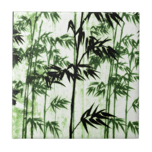 Azulejo De Cerâmica bambu verde - green bambu
