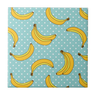 Azulejo De Cerâmica Bananas e pontos de Polk