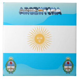 Azulejo De Cerâmica Bandeira argentina