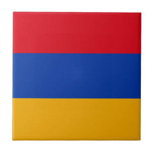 Azulejo De Cerâmica Bandeira Armênio Patriótica
