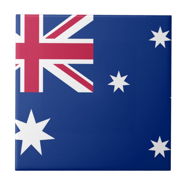 Azulejo De Cerâmica bandeira australiana (Frente)