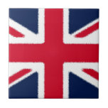 Azulejo De Cerâmica Bandeira Britânica<br><div class="desc">Sinalizadores dos países do mundo - Union Jack English National Flag Trabalho de arte digital</div>