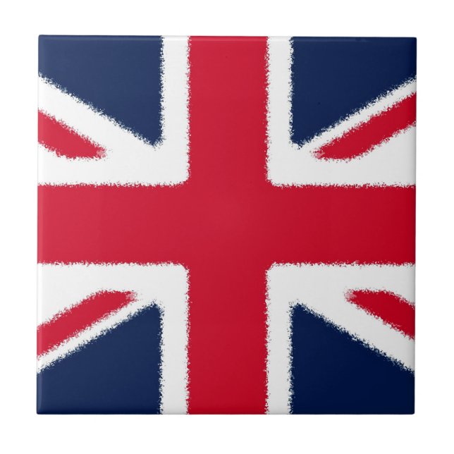 Azulejo De Cerâmica Bandeira Britânica (Frente)