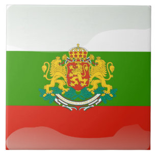 Azulejo De Cerâmica Bandeira búlgara