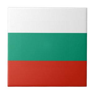Azulejo De Cerâmica Bandeira Búlgara Patriótica