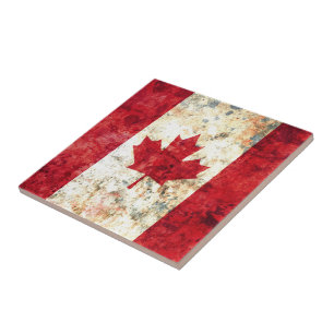 Azulejo De Cerâmica Bandeira canadense