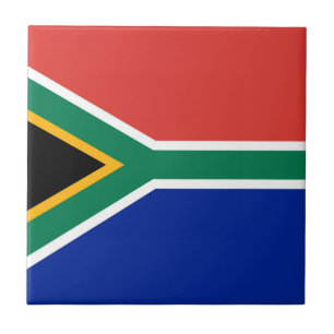 Azulejo De Cerâmica Bandeira da África do Sul