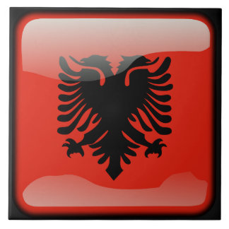 Azulejo De Cerâmica Bandeira da Albânia