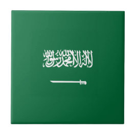 Azulejo De Cerâmica Bandeira da Arábia Saudita