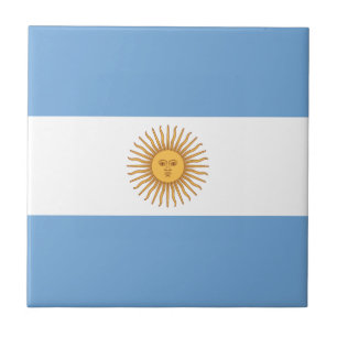 Azulejo De Cerâmica Bandeira da Argentina