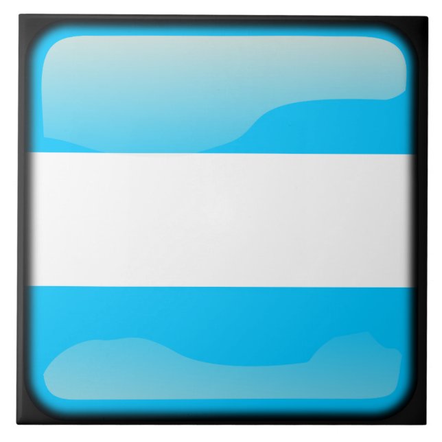 Azulejo De Cerâmica Bandeira da Argentina (Frente)