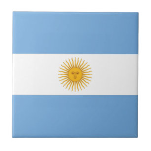 Azulejo De Cerâmica Bandeira da Argentina
