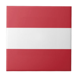 Azulejo De Cerâmica Bandeira da Áustria