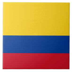 Azulejo De Cerâmica Bandeira da bandera De Colômbia de Colômbia