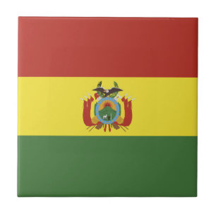 Azulejo De Cerâmica Bandeira da Bolívia