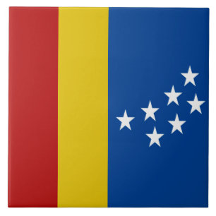 Azulejo De Cerâmica Bandeira da cidade de Durham