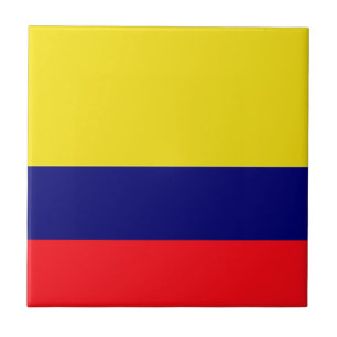 Azulejo De Cerâmica bandeira da Colômbia