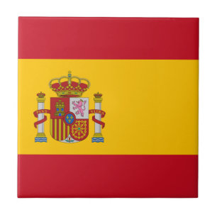 Azulejo De Cerâmica Bandeira da Espanha - Bandera de Espana