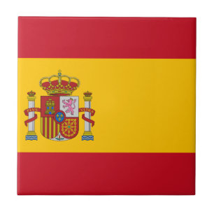 Azulejo De Cerâmica Bandeira da espanha - Bandera de España - bandeira
