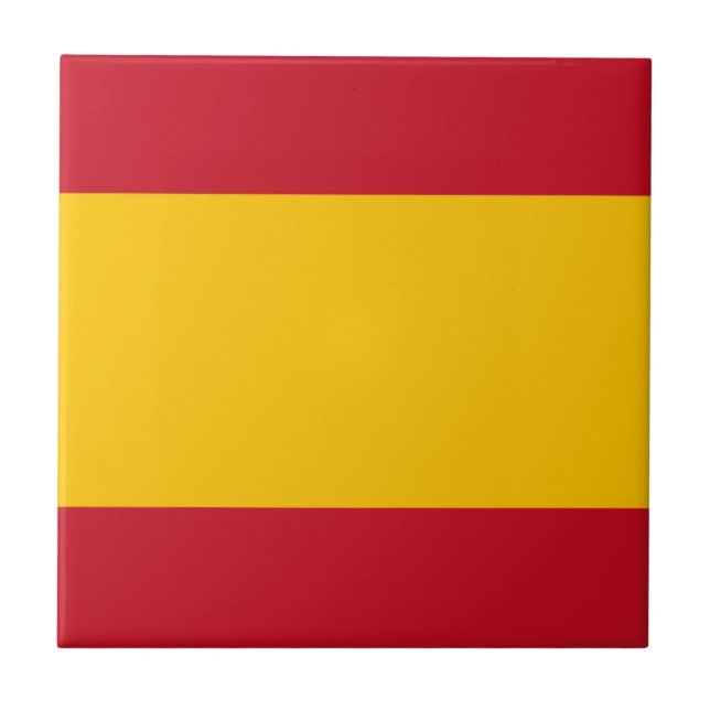 Azulejo De Cerâmica Bandeira da Espanha, Bandera de España, Bandera Es (Frente)
