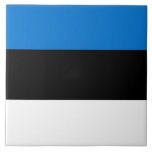Azulejo De Cerâmica Bandeira da Estônia<br><div class="desc">Este design é constituído pela bandeira nacional da Estônia (oficialmente a República da Estônia), país que se situa na costa oriental do Mar Báltico na Europa Norte. É delimitada a norte pelo Golfo da Finlândia, a partir da Finlândia, a oeste pelo Mar Báltico, a partir da Suecia, a sul pela...</div>