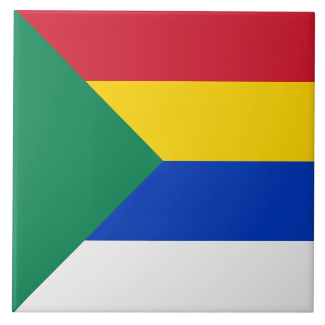 Azulejo De Cerâmica Bandeira da Fé Religiosa dos Drusos (Frente)