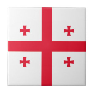 Azulejo De Cerâmica Bandeira da Geórgia