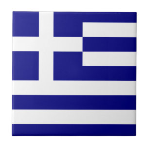 Azulejo De Cerâmica Bandeira da Grécia