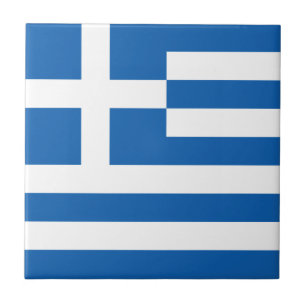 Azulejo De Cerâmica Bandeira da Grécia