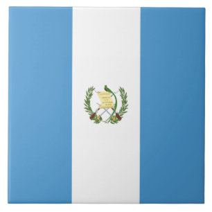 Azulejo De Cerâmica Bandeira da Guatemala