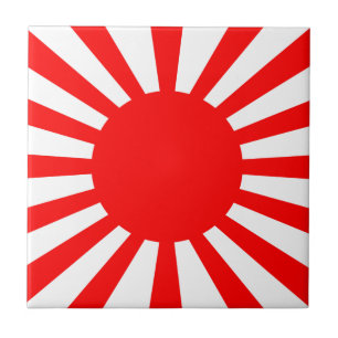 Azulejo De Cerâmica Bandeira da guerra do exército de japonês imperi
