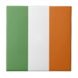 Azulejo De Cerâmica Bandeira da Irlanda<br><div class="desc">Um presente ideal para todos aqueles que são patrióticos do seu país!</div>