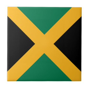 Azulejo De Cerâmica bandeira da Jamaica