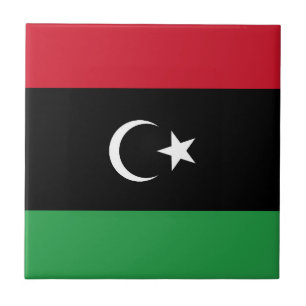 Azulejo De Cerâmica Bandeira da Líbia