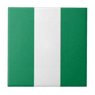 Azulejo De Cerâmica Bandeira da Nigéria
