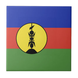 Azulejo De Cerâmica Bandeira da Nova Caledónia