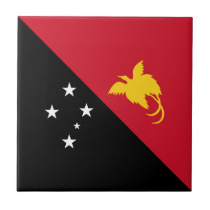 Azulejo De Cerâmica bandeira da Papua-Nova Guiné