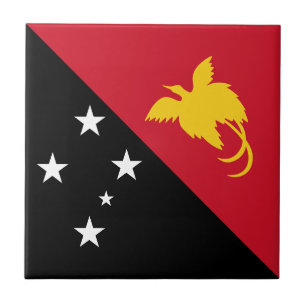 Azulejo De Cerâmica Bandeira da Papua-Nova Guiné