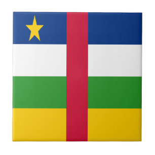 Azulejo De Cerâmica Bandeira da República Centro-Africana