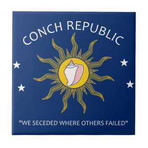 Azulejo De Cerâmica Bandeira da república do Conch