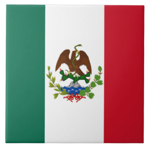 Azulejo De Cerâmica Bandeira da República Mexicana: 1824-1835, Papais