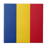 Azulejo De Cerâmica Bandeira da Romênia<br><div class="desc">A bandeira romena é uma tribanda vertical. As cores usadas na bandeira são azul, vermelho, amarelo. A proporção da bandeira romena é de 2:3. A bandeira da Romênia foi adotada em 1989. O primeiro uso do atual design de bandeira foi em 1867. A última mudança para a atual design da...</div>